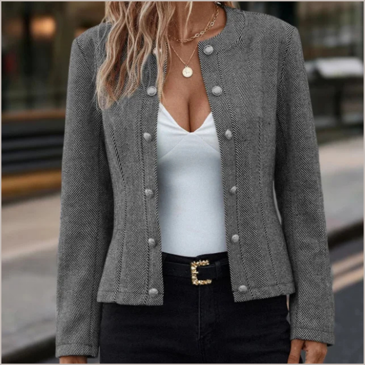 Blazer con Bottoni
