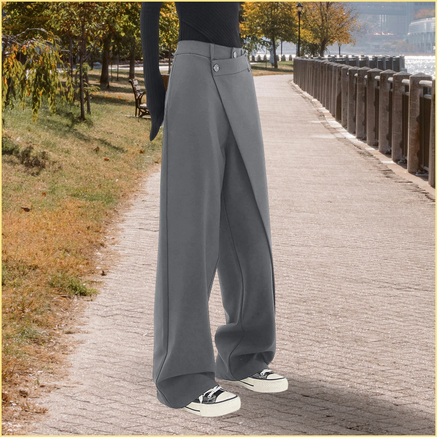 Pantaloni Asimmetrici