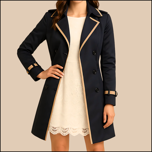 Trench Eleganza a Contrasto