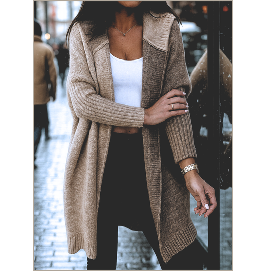 Cardigan con Cappuccio