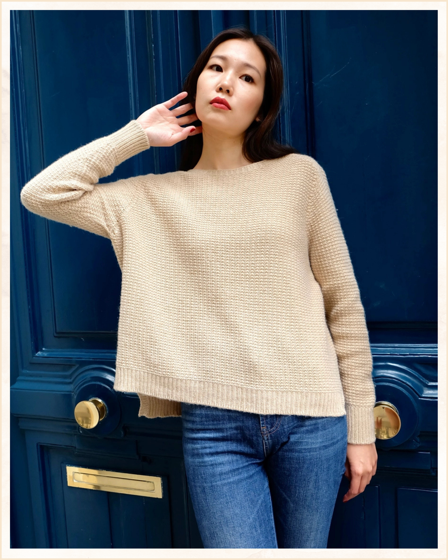 Maglione morbido in cashmere e lana