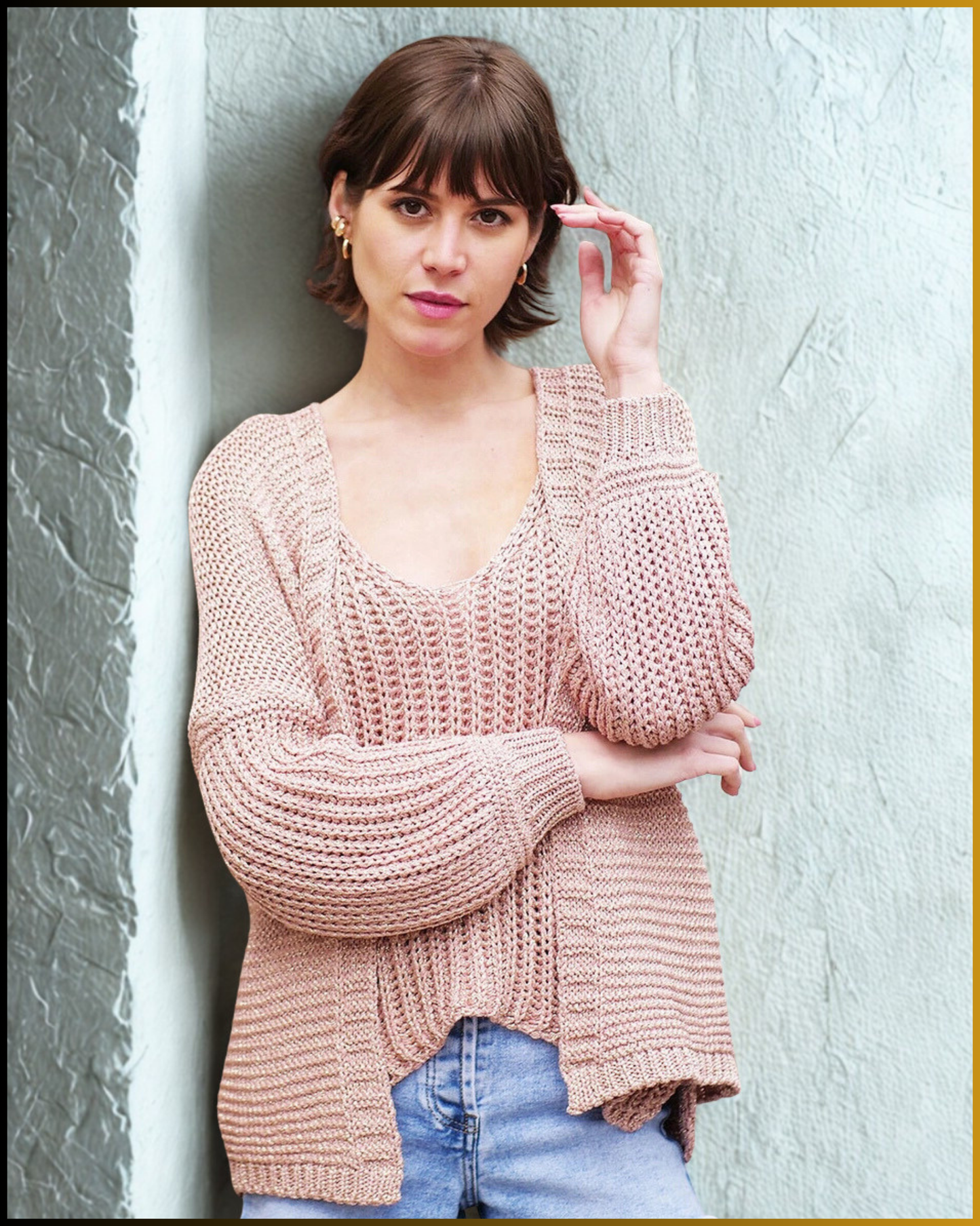 Cardigan corto in crochet