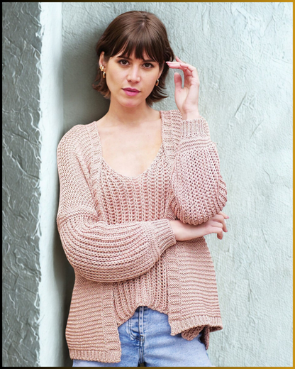 Cardigan corto in crochet