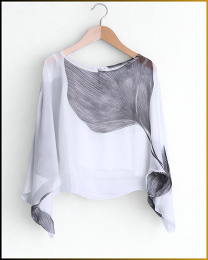 Blusa leggera in seta