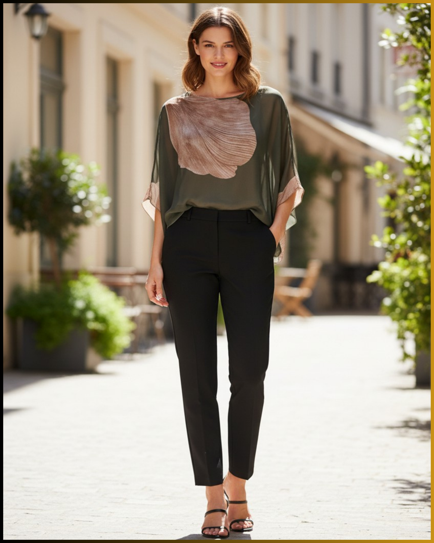 Blusa leggera in seta