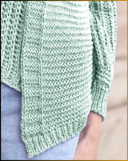 Cardigan corto in crochet