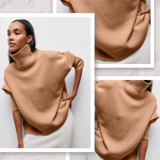 Maglione Collo Arrotondato Elegance